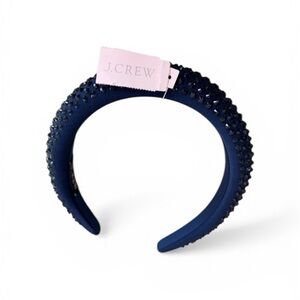 NEW J. Crew Blue Rhinestone Studded Headband